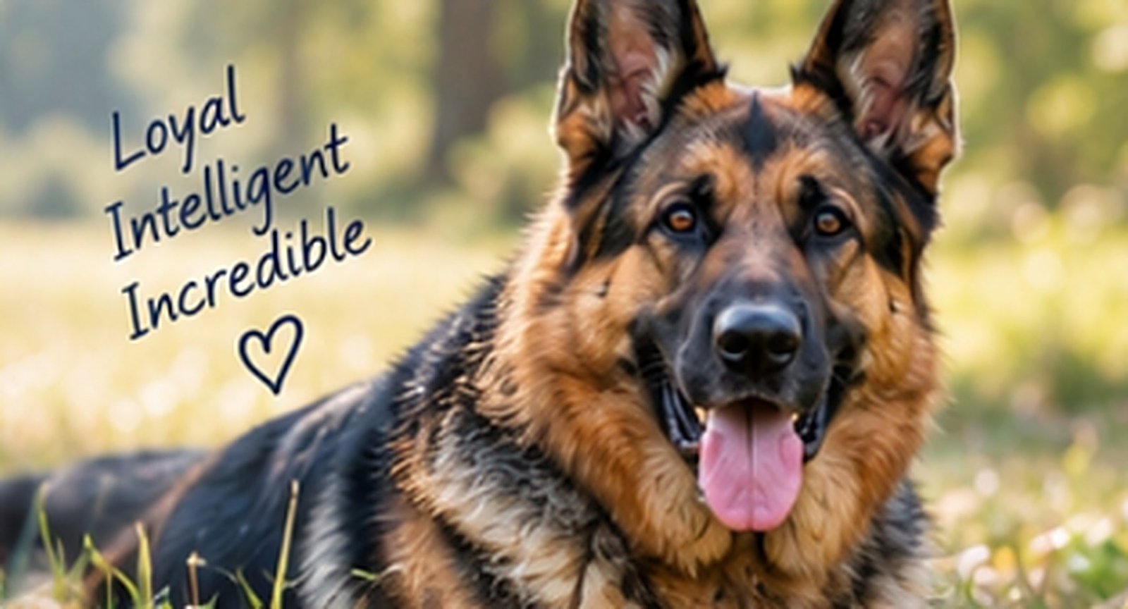 German Shepherd: loyal, intelligent, incredible